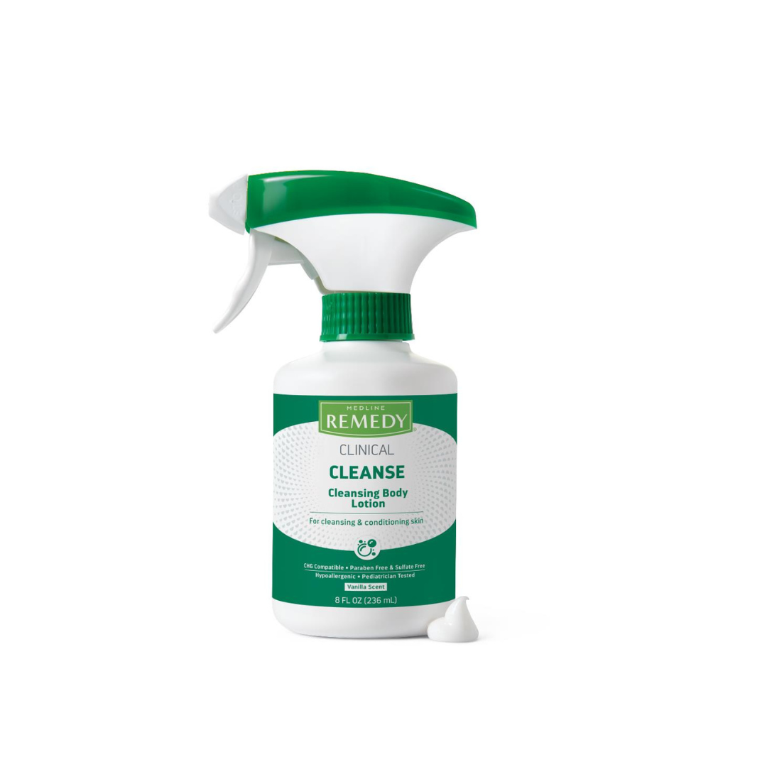 Remedy Clinical Cleansing Body Lotion Spray with Trigger - 8 Oz Bottles - Senior.com Body Lotions